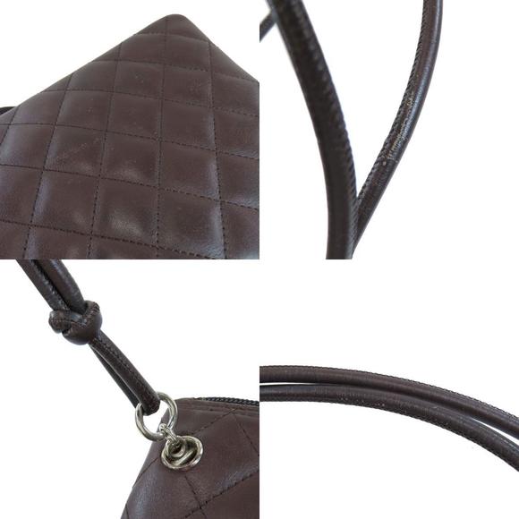 Chanel Cambon Line Coco Mark Silver Hardware Shoulder Bag Lambskin - Picture 8 of 9